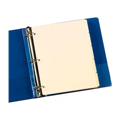 Oxford Write-On Paper 5 Tab Dividers, Manila, 20 Sets/Box (13V)