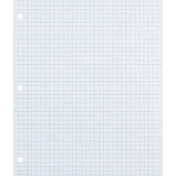 Pacon Quad, 8.5" x 11", 3-Hole Punched, 500 Sheets/Pack (P2414)