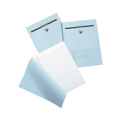 Pacon 1-Subject Exam Notebooks, 7" x 8.5", Wide Ruled, 8 Sheets, Blue (PBB7816)