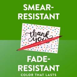 Paper Mate Flair DUAL Felt Pens, Twin Tip Point, Assorted Ink, 8/Pack (2181604)