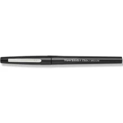 Paper Mate Flair Felt Pens, Medium Point, 0.7mm, Black Ink, Dozen (8430152)