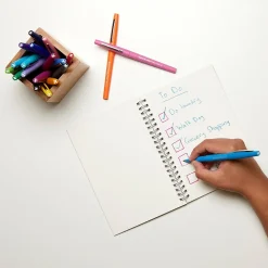 Paper Mate Flair Felt Pens, Medium Point, 0.7mm, Black Ink, Dozen (8430152)