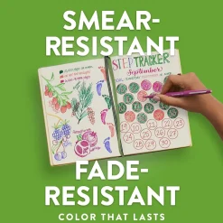 Paper Mate Flair Felt Pen, Medium Point, 0.7mm, Black Ink, 4 Pack (84344)