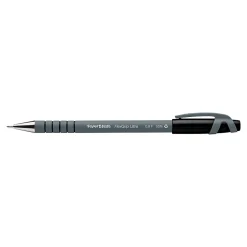 Paper Mate FlexGrip Ultra Ballpoint Pen, Fine Point, Black Ink, 12/Pack (9680131)