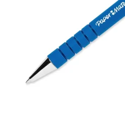 Paper Mate FlexGrip Ultra Recycled Retractable Ballpoint Pen, Fine Point, Blue Ink, Dozen (9560131)