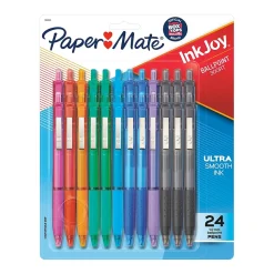 Paper Mate InkJoy 300 RT Retractable Ballpoint Pen, Medium Point, Assorted Ink, 24/Pack (1945926)