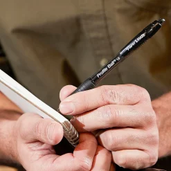 Paper Mate Profile Retractable Ballpoint Pen, Medium Point, Black Ink, Dozen (2095470)