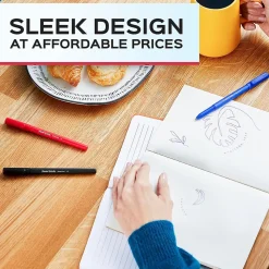 Paper Mate Write Bros. Ballpoint Pen, Medium Point, Black Ink, Dozen (33311)