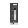 Parker Quink Rollerball Pen Refill, Medium Tip, Black Ink, 2/Pack (1950325)
