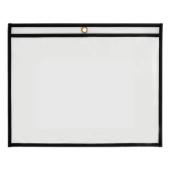 Partners Brand Stitched Job Ticket Holder, Black, 25/Carton (JTH117)