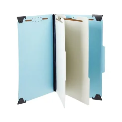 Pendaflex Classification Hanging File Folders, Letter Size, Light Blue, 10/Box (PFX 59252)