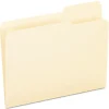 Pendaflex Essentials File Folder, 3 Tab, Letter Size, Manila, 100/Box (PFX 752 1/3-3)