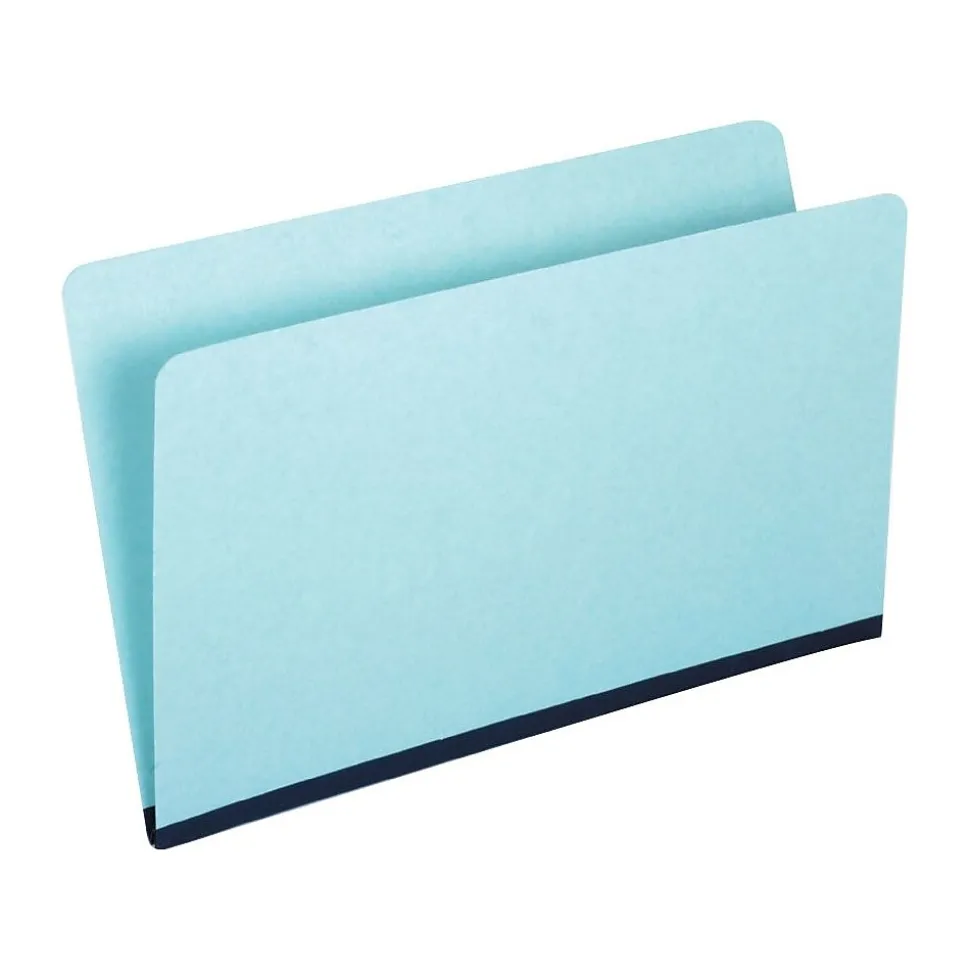 Pendaflex File Folders, Straight-Cut Tab, Legal Size, Blue, 100/Box (9300)