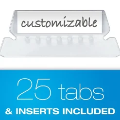 Pendaflex Glow 5-Tab Hanging File Folders, Letter Size, Multicolor, 25/Box (81672)