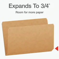 Pendaflex Heavy Duty File Folder, Straight Cut, Legal Size, Kraft, 100/Box (1007137)