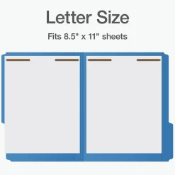 Pendaflex Heavy Duty File Folder, 1-Tab, Letter Size, Assorted, 50/Box (1006957)