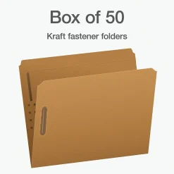 Pendaflex Heavy Duty File Folder, Straight Cut, Letter Size, Kraft, 50/Box (1006992)