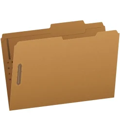 Pendaflex Heavy Duty File Folder, 1-Tab, Legal Size, Brown Kraft, 50/Box (1007044)