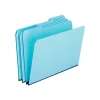 Pendaflex Heavy Duty Letter 1/3 Cut Recycled File Folder w/1" Expansion, Blue, 25/Pack