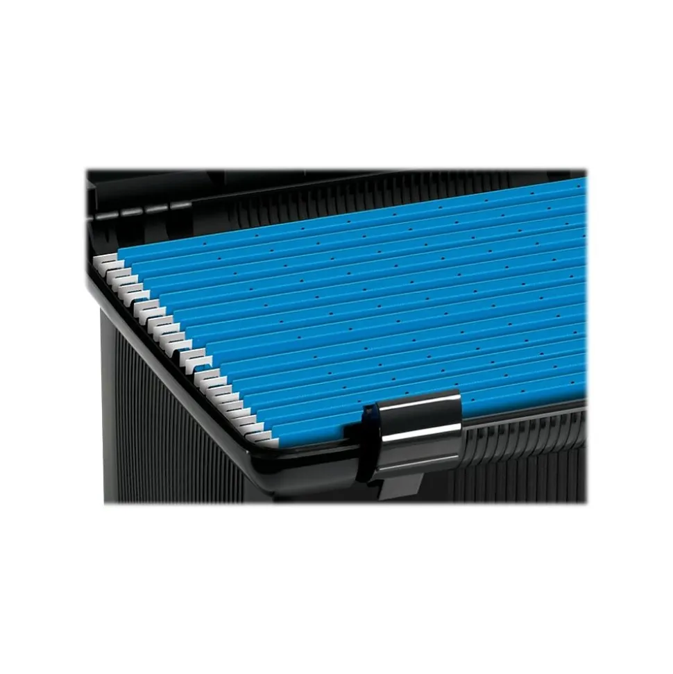 Pendaflex Plastic Box, Letter Size, Black (PFX 41742)