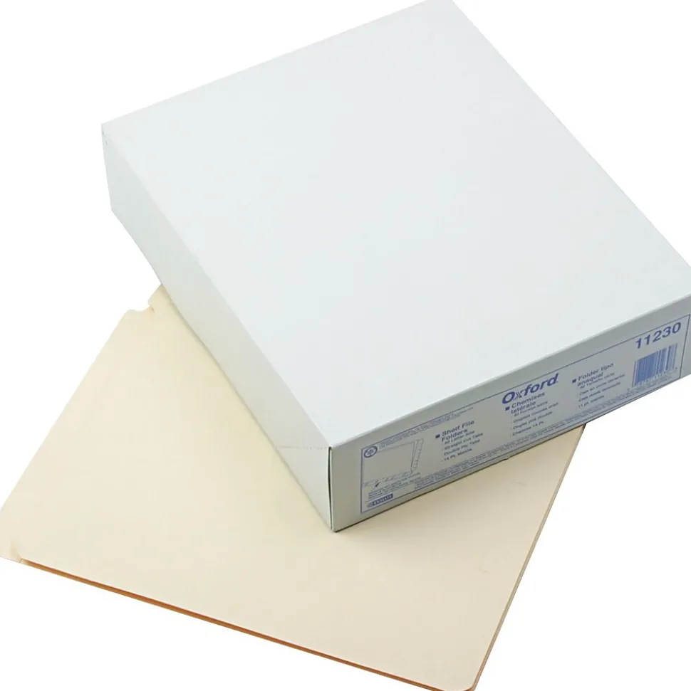 Pendaflex Recycled End Tab File Folder, Straight Cut, Letter Size, Manila, 50/Box (11230)