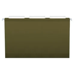 Pendaflex Reinforced Hanging File Folders, Legal Size, Standard Green, 25/Box (PFX 4153 1/3)