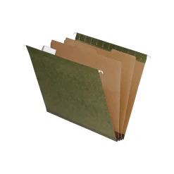 Pendaflex SureHook Hanging File Folders, Letter Size, Standard Green, 10/Box (PFX 59254)