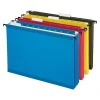 Pendaflex SureHook Hanging File Folders, 3-1/2" Expansion, Legal Size, Assorted Colors, 4/Pack (PFX 09313)