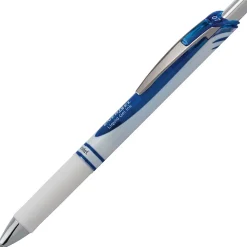 Pentel EnerGel Retractable Gel Pen, Medium Point, Blue Ink, Dozen (BLN77PW-C)