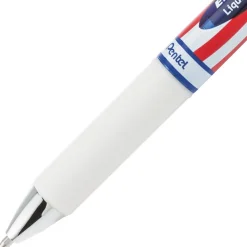 Pentel EnerGel RTX Gel Pen, Medium Tip, Black Ink, 3/Pack (BL77USABP3A)