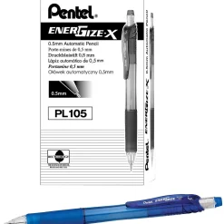 Pentel EnerGize-X Mechanical Pencil, 0.5mm, #2 Medium Lead, Dozen (PL105C)