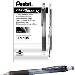 Pentel EnerGize-X Mechanical Pencil, 0.5mm, #2 Medium Lead, Dozen (PL105A)