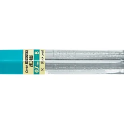 Pentel Super Hi-Polymer Lead Refill, 0.7mm, 12/Leads (50-B)