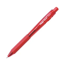 Pentel WOW! Retractable Ballpoint Pens, Medium Point, Red Ink, Dozen (BK440-B)