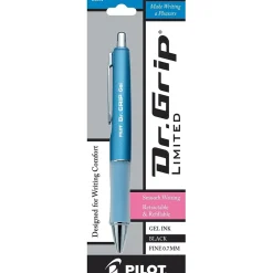 Pilot Dr. Grip Retractable Gel Pen, Fine Point, Black Ink (36274)