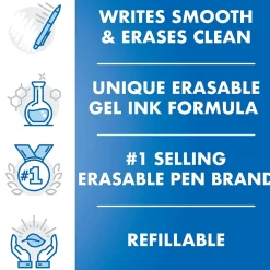 Pilot FriXion Ball Clicker Erasable Gel Pens, Fine Point, 0.7mm, Assorted Ink, 7/Pack (31472)