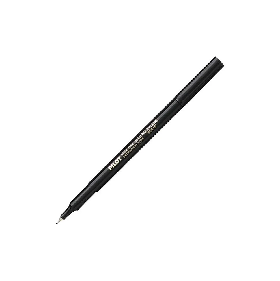 Pilot Permanent Marker, Extra Fine Tip, Black (44102)