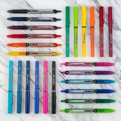 Pilot Precise V5 Rollerball Pens, Extra Fine Point, Blue Ink, 5/Pack (26011)