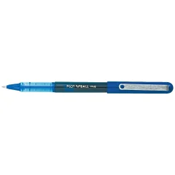 Pilot VBall Rollerball Pens, Fine Point, Blue Ink, Dozen (35113)