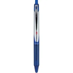 Pilot VBall RT Retractable Rollerball Pens, Fine Point, Blue Ink, Dozen (26207)