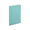 Poppin 2-Pocket Portfolio Folder, Aqua/Light Gray (101931)