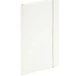 Poppin Professional Notebooks, 5" x 8.25", College Ruled, 96 Sheets, White, 25/Set (104125)