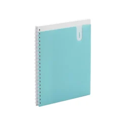 Poppin 1-Subject Notebooks, 8.5" x 11", College Ruled, 80 Sheets, Blue (102043)