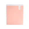 Poppin 1-Subject Notebooks, 8.5" x 11", College Ruled, 80 Sheets, Pink (105224)