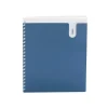 Poppin The Pick-Your-Pocket 1-Subject Notebook, 8.5" x 11", Ruled, 80 Sheets, Slate Blue (106634)