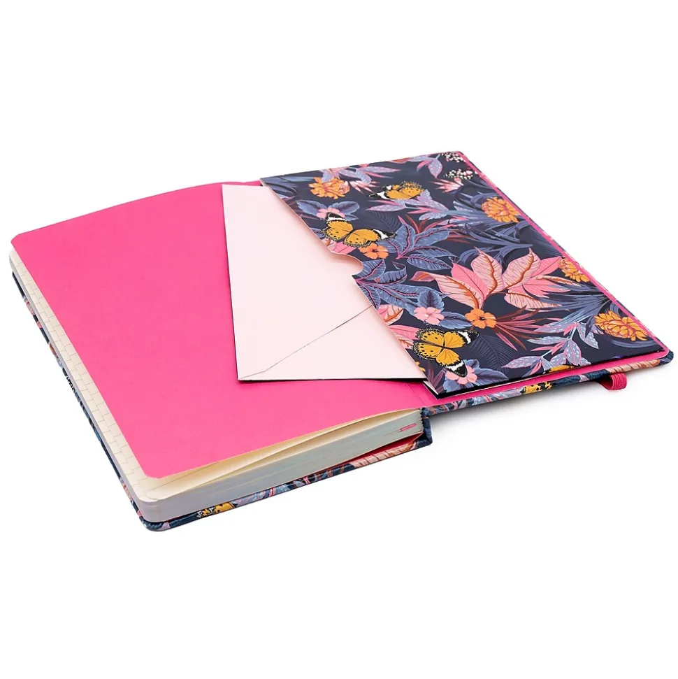 Pukka Pad Bloom Subject Notebooks, Narrow Ruled, Blue, 3/Pack (PUK9491BLM)