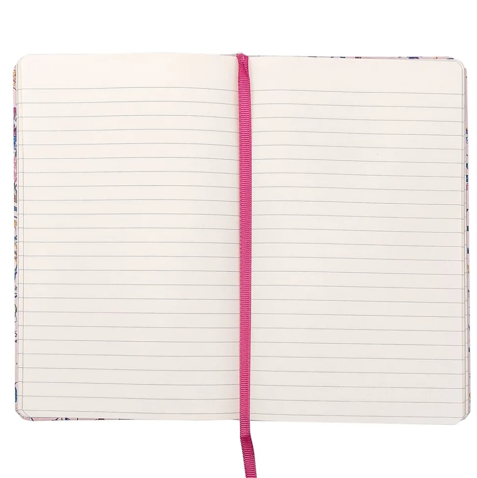 Pukka Pad Bloom Subject Notebooks, Narrow Ruled, Black, 3/Pack (PUK9493BLM)