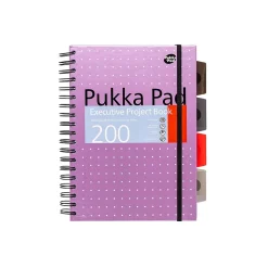 Pukka Pad Metallic 5-Subject Subject Notebooks, 6.9