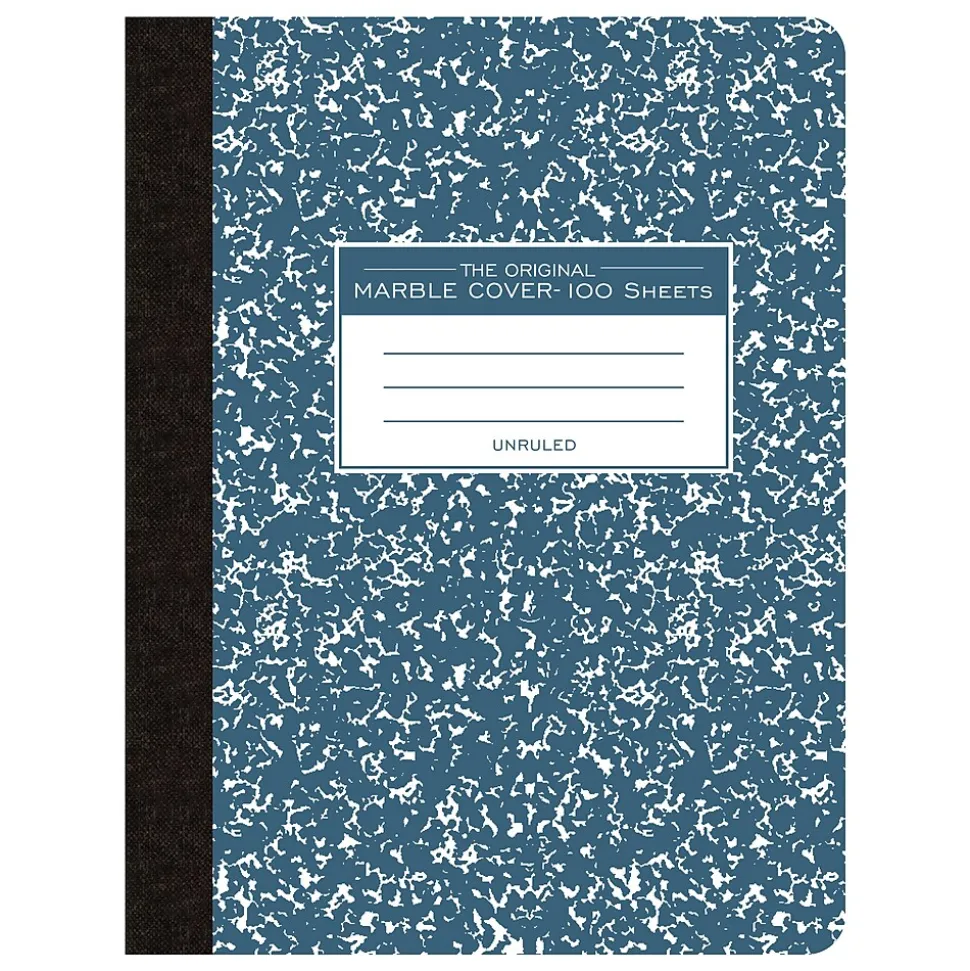Roaring Spring Paper Products Composition Notebooks, 9.75" x 7.5", 100 Sheets, Blue (77261)