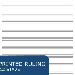 Roaring Spring Paper Products Music Composition Notebook, 11